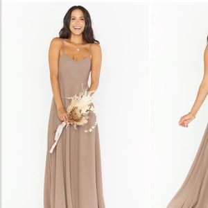 MUMU | Bridesmaid Dress | Faith Maxi | Dune Chiffon